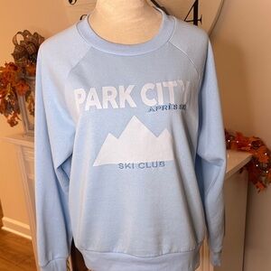 Park City Light Blue Ski Club Sweatshirt